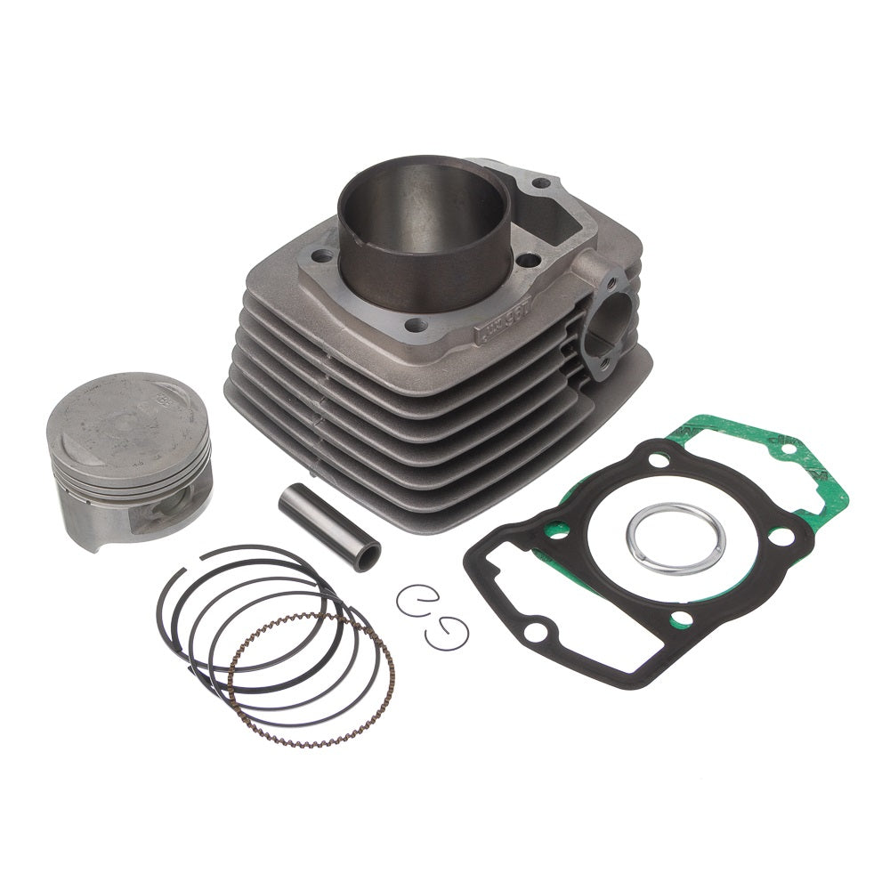 Kit Premium Completo com Cilindro. Pistão e Junta Kit-A KMP. Anel RIK CBX 200 - XR 200 - NX 200 – foto 1