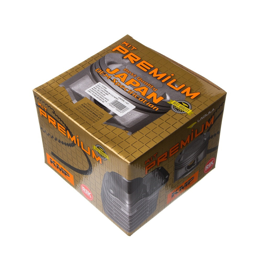 Kit Premium Completo com Cilindro. Pistão e Junta Kit-A KMP. Anel RIK CBX 200 - XR 200 - NX 200 – foto 2