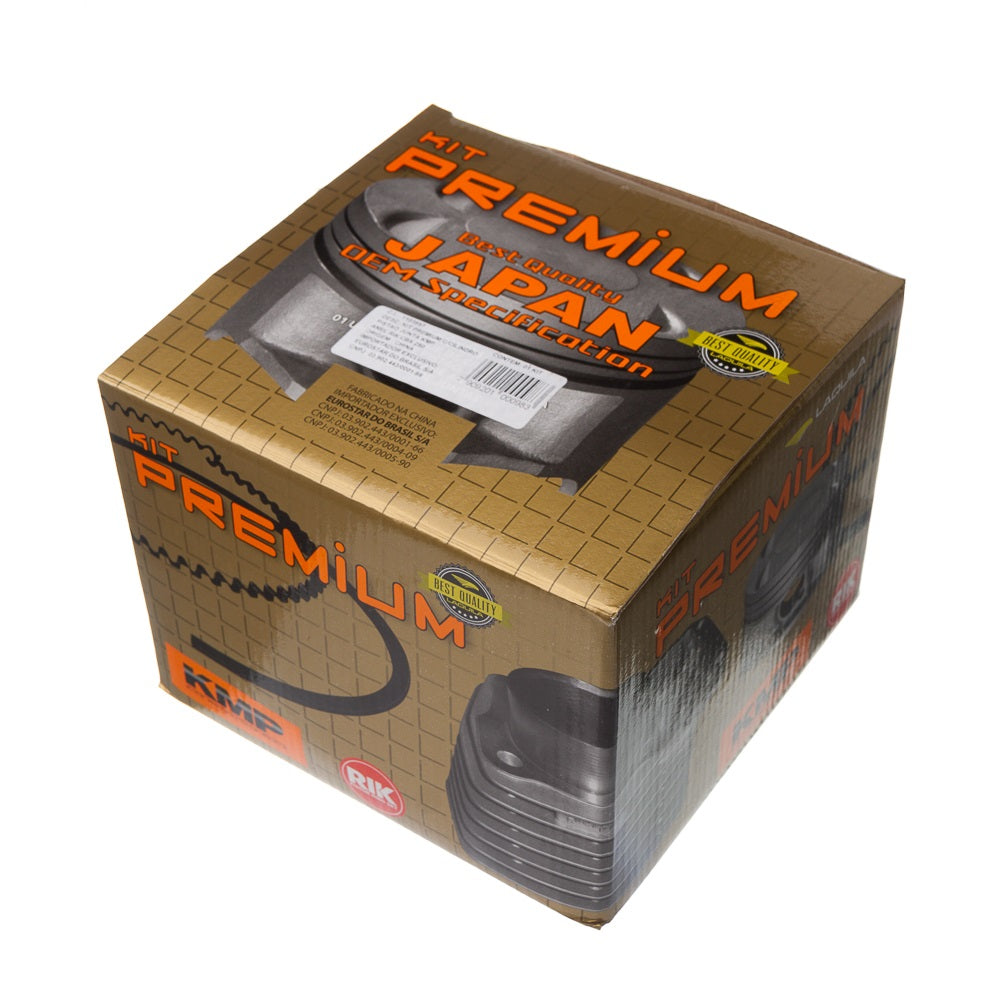 Kit Premium Completo com Cilindro. Pistão e Junta Kit-A KMP. Anel RIK CBX 250 01 a 08 - XR 250 01 a 08 – foto 2