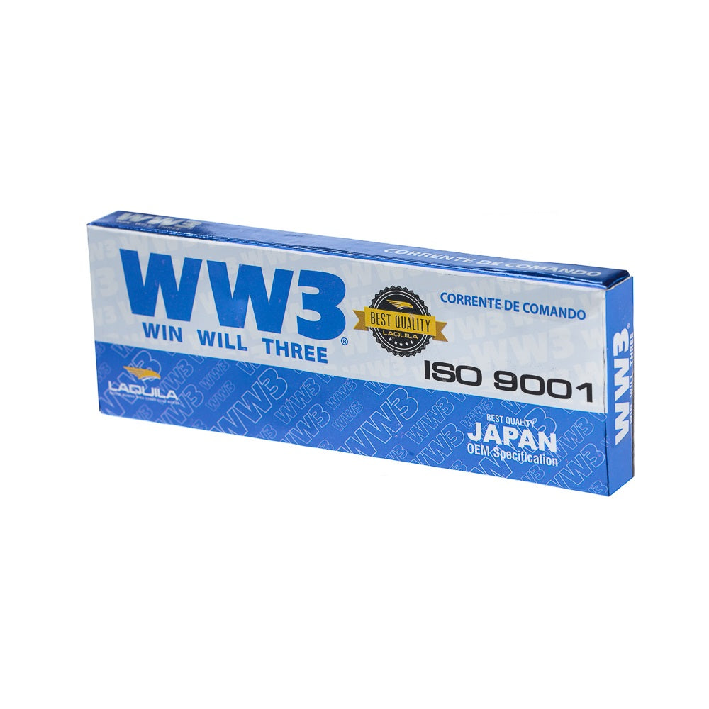Corrente Comando WW3 98 Elos CG 160 - NXR Bros 160 - XRE 190 – foto 2