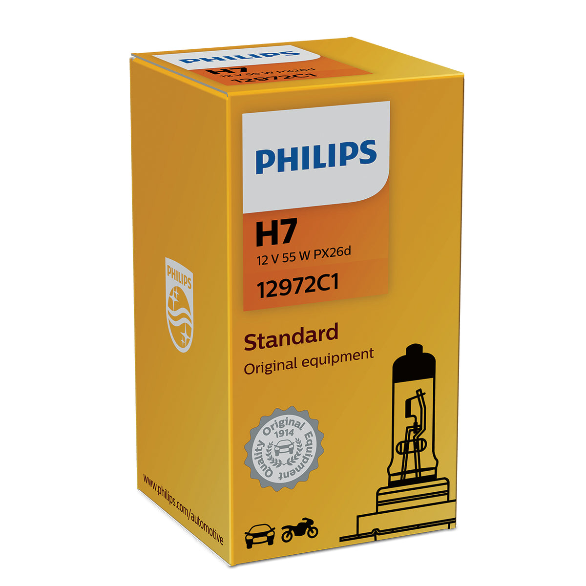 Lâmpada Farol Philips H7 55W – foto 3