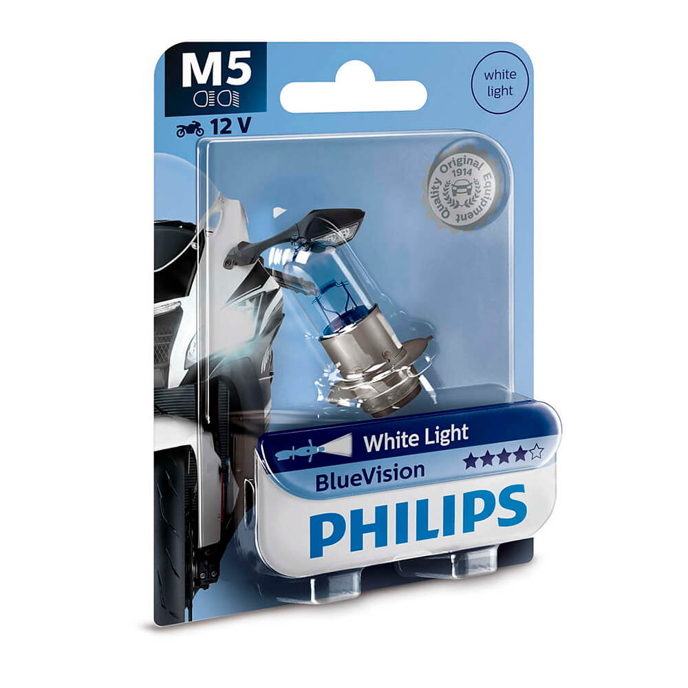 Lâmpada Farol Philips M5 35/35W Blue Vision P15D-25-1 – foto 2