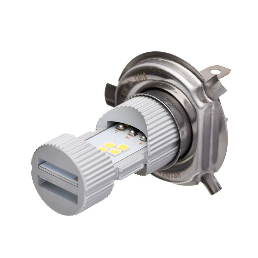 Lâmpada Farol Haloway H4/HS1 LED Moto 6.500K Philips – foto 2