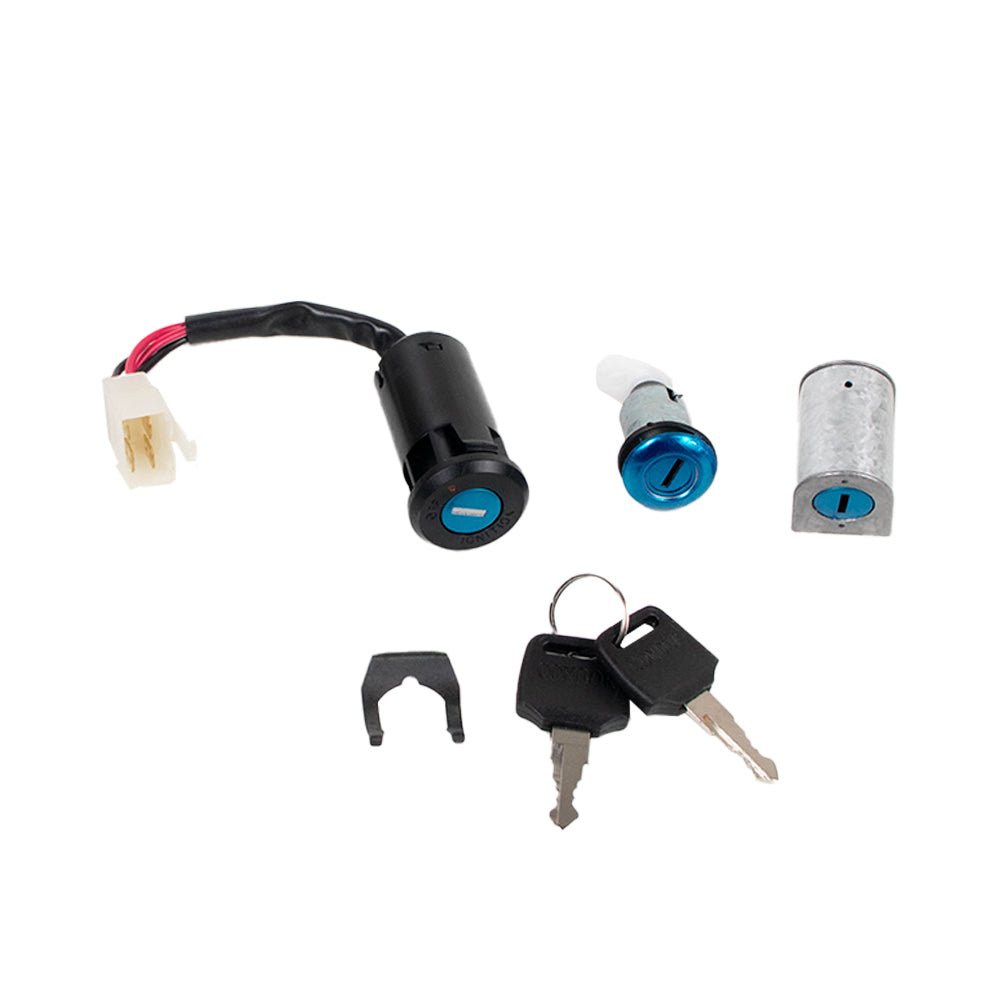 Chave Ignição (Kit Conjunto Travas) Condor Pop 110 I 16/19 – foto 1