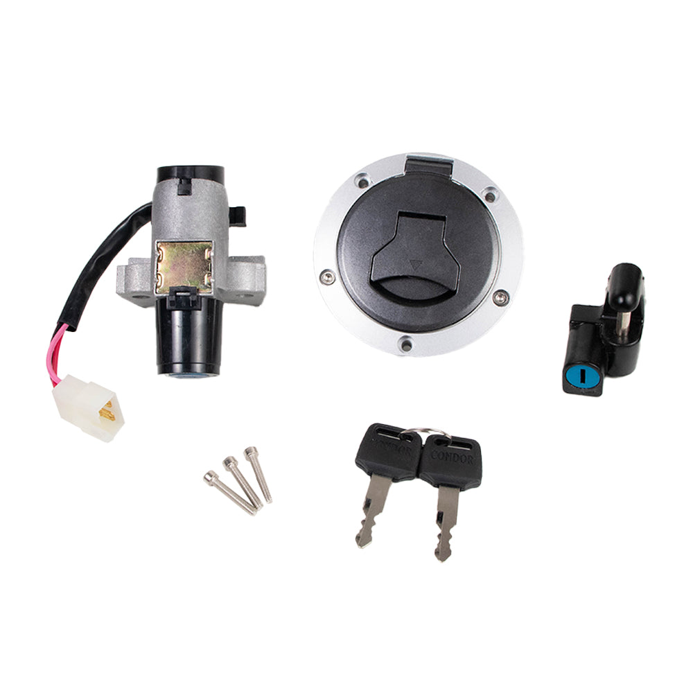 Chave Ignição (Kit Conjunto Travas) Condor CG 160 18/21 – foto 1
