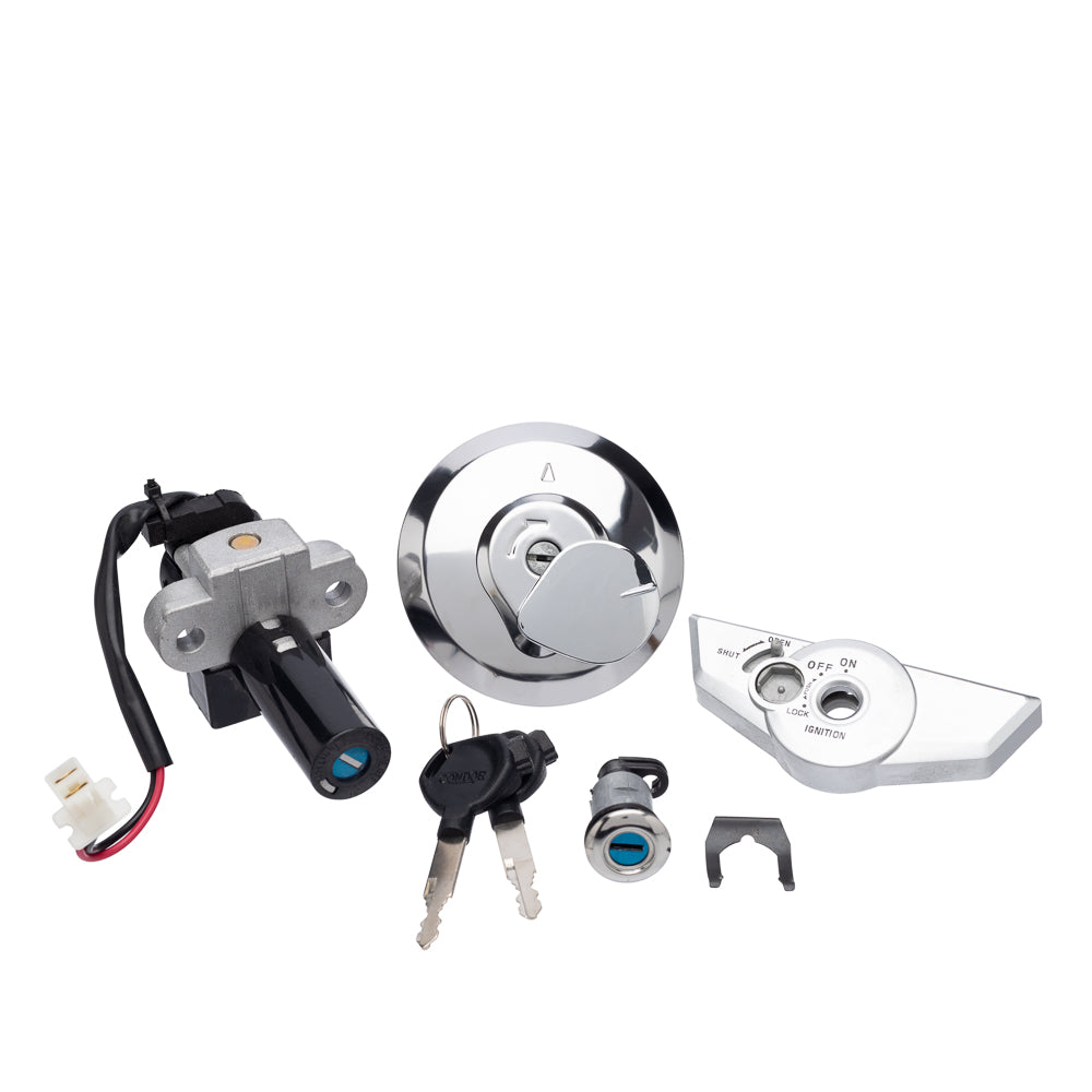 Chave Ignição (Kit Conjunto Travas) Condor CB 300R 09/15 – foto 1