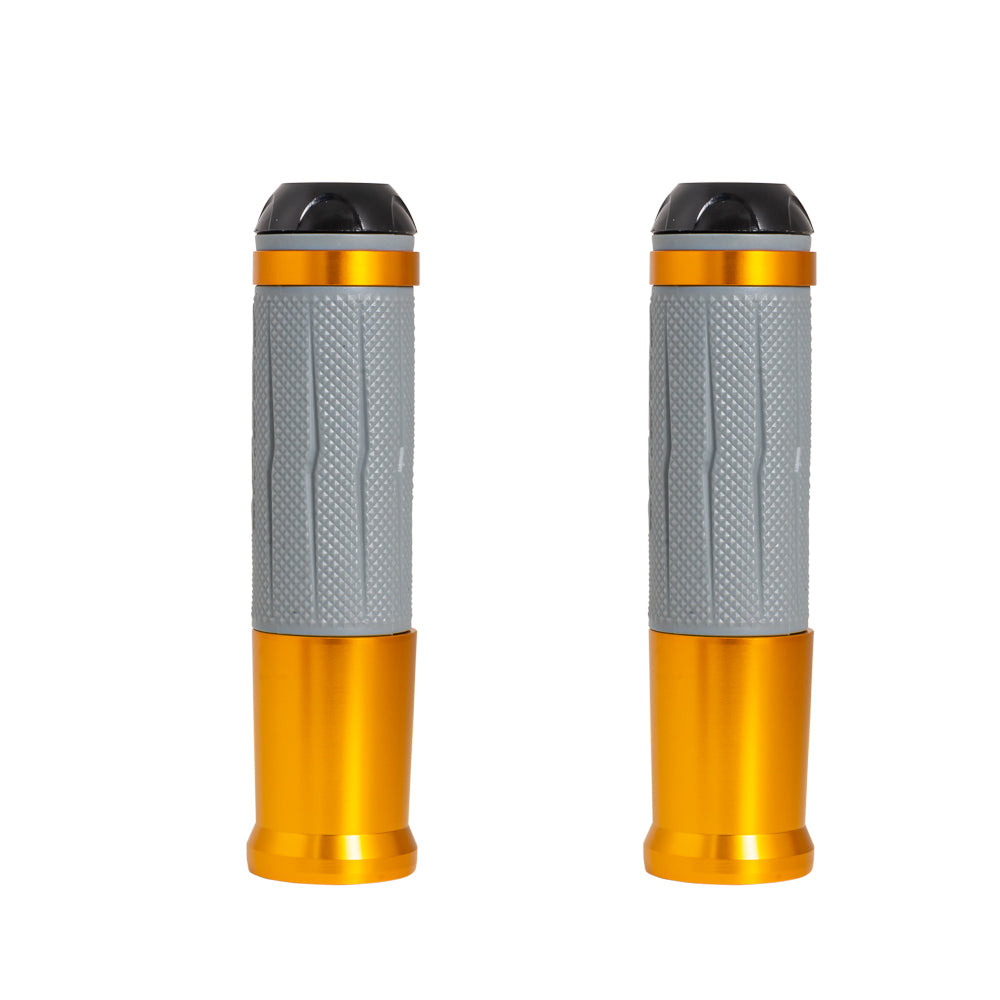 Manopla Circuit Silverstone Cinza/Dourado (MA017-23K) – Par – foto 1