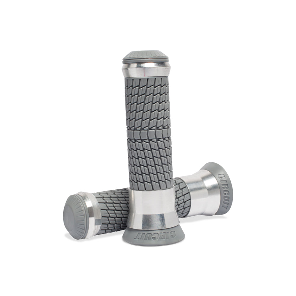 Manopla Circuit Storm Cinza/Alumínio (MA047-23m) – Par – foto 1