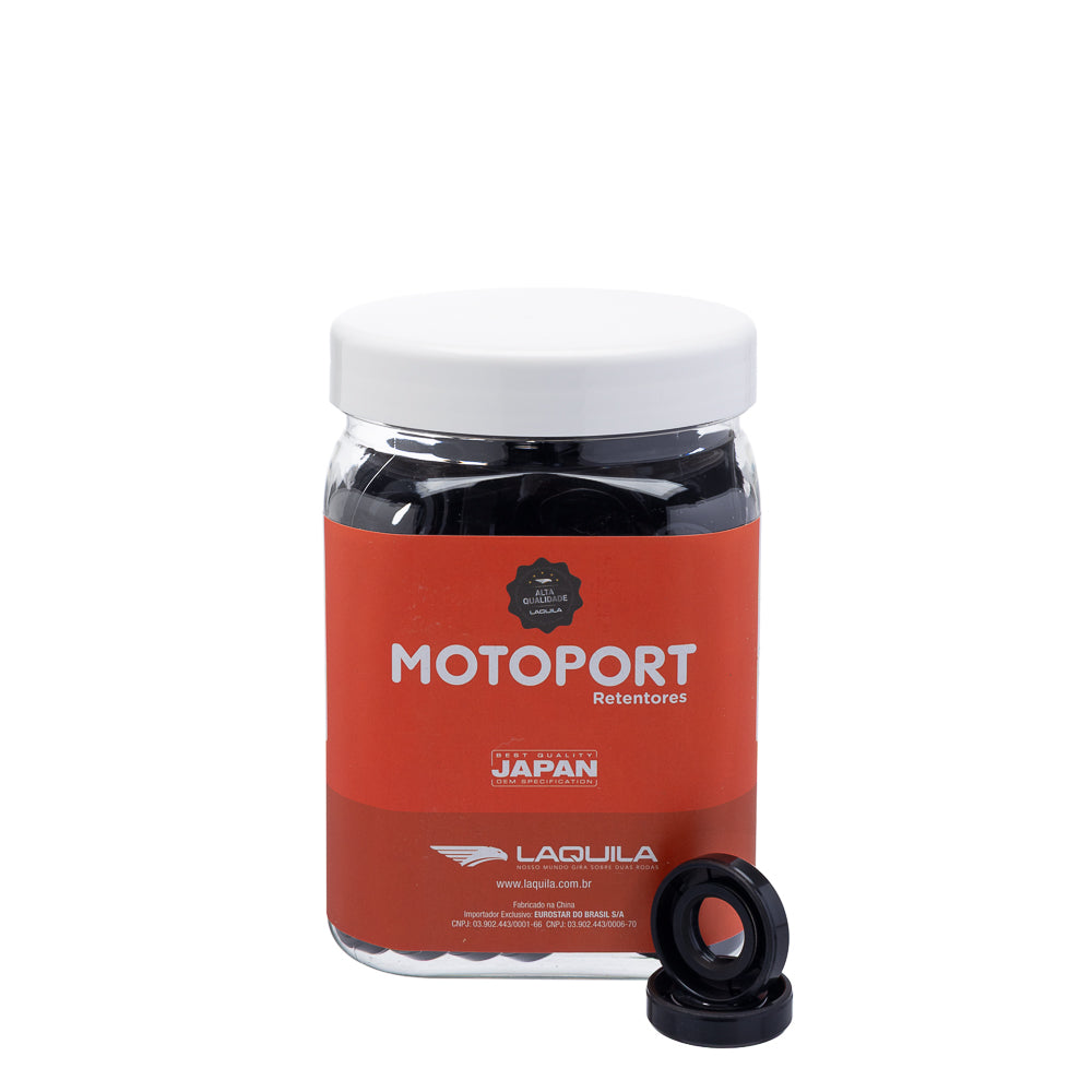 Retentor Eixo Câmbio (Pote com 100) Motoport CG 125. – foto 1