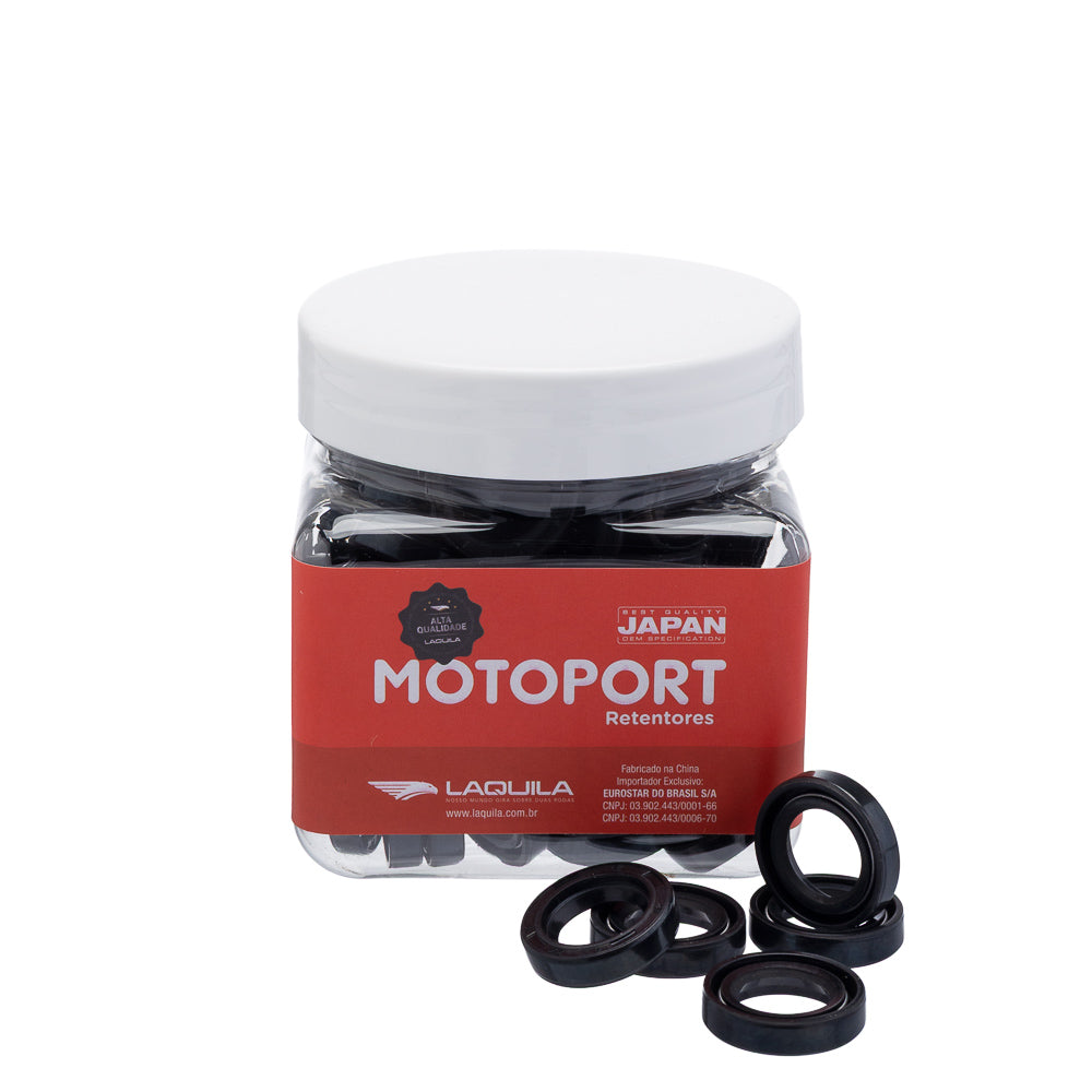 Retentor Eixo Seletor Câmbio (Pote com 100) Motoport CG 150 2004 a 2015 - CG 125 2009 em Diante – foto 1