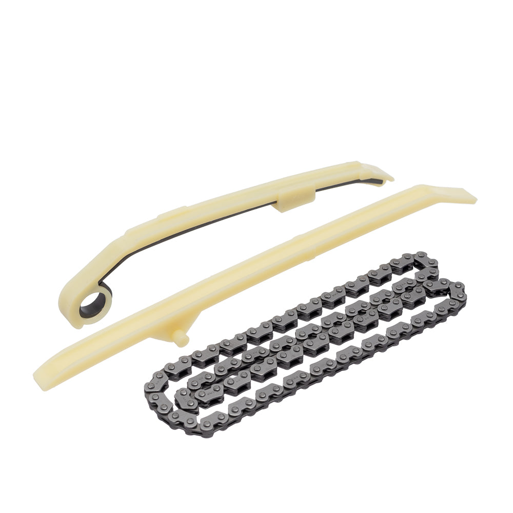 Corrente Comando Kit (3PÇS) WW3 Biz 125 2005/2024 (Kit com 3PÇS Corrente WW3 + Tensor & Guia GP7) – foto 1
