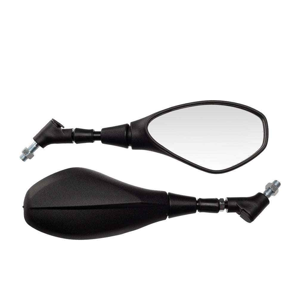 Espelho Retrovisor (Par) GP7 Modelo BMW 360º Rosca Tipo Honda - Lente Convexa – foto 1