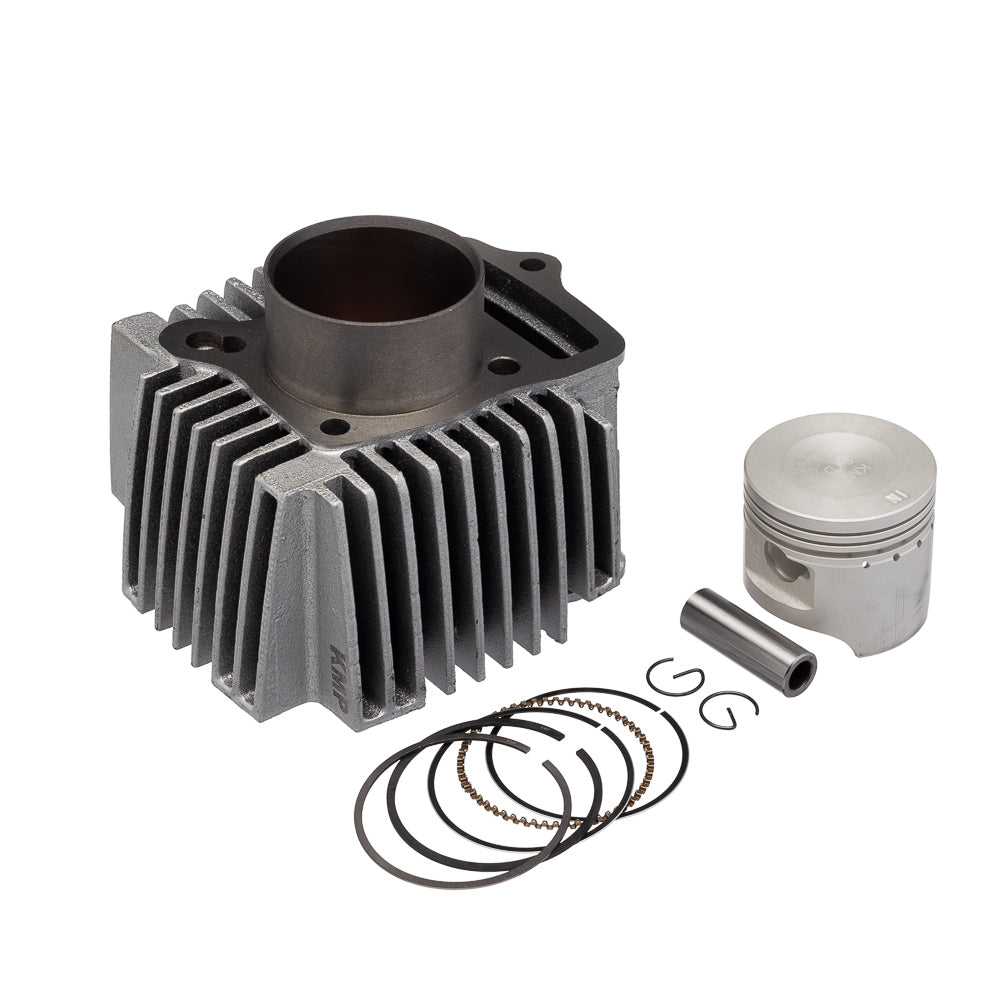 Kit KMP com Cilindro. Pistão. Anel Pop 100 2007 a 2015 (Bloco em Aço) – foto 1