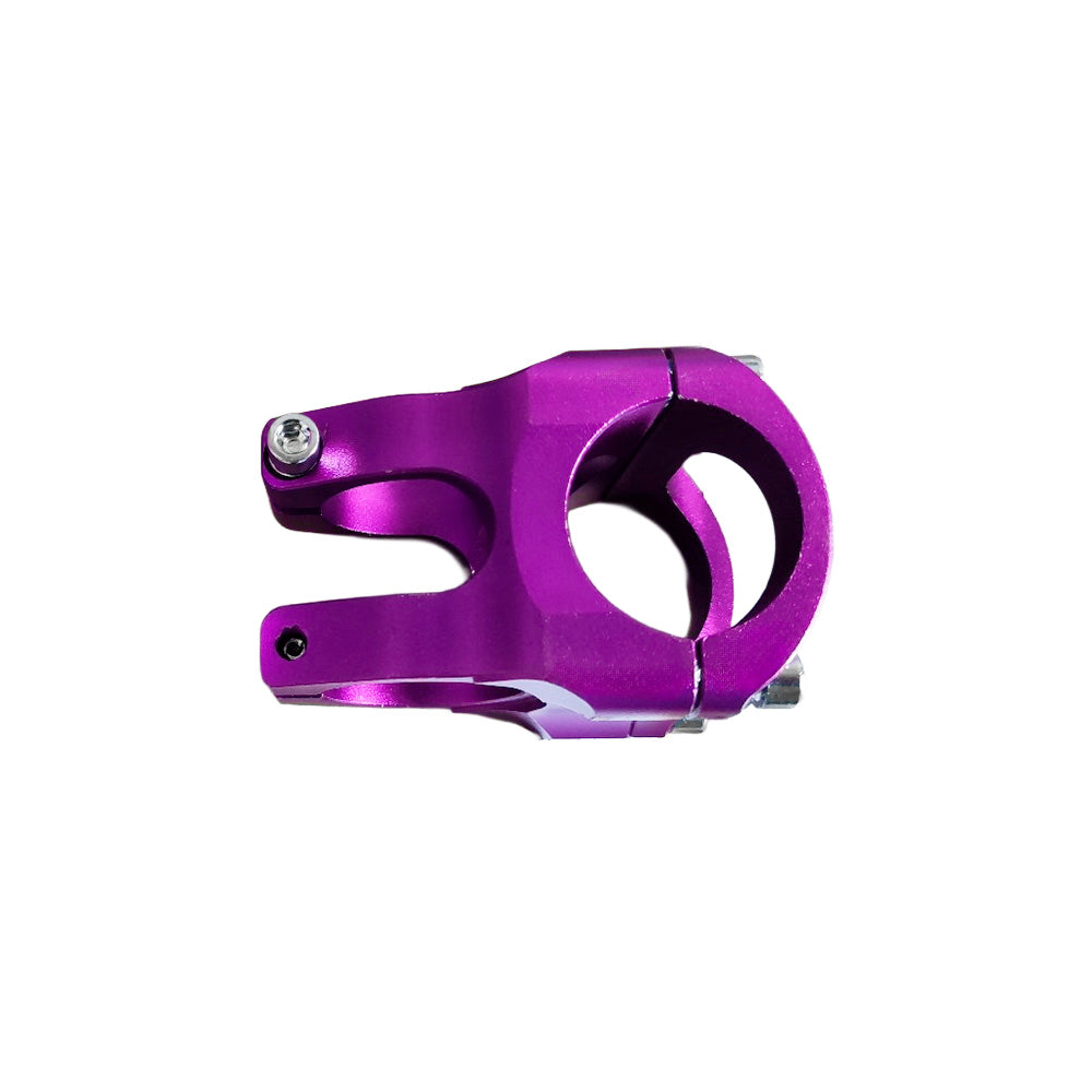 Suporte de guidão em alumínio cnc aheadset 35mm 0° 31.8mm roxo – foto 2