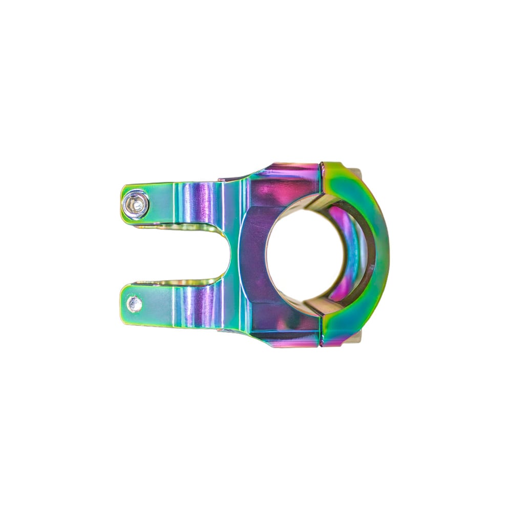 Suporte de guidão em alumínio cnc aheadset 35mm 0° 31.8mm camaleão – foto 3