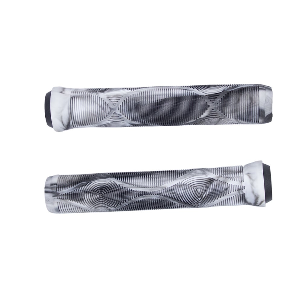 Manopla 165mm freeride preto e branco par – foto 2