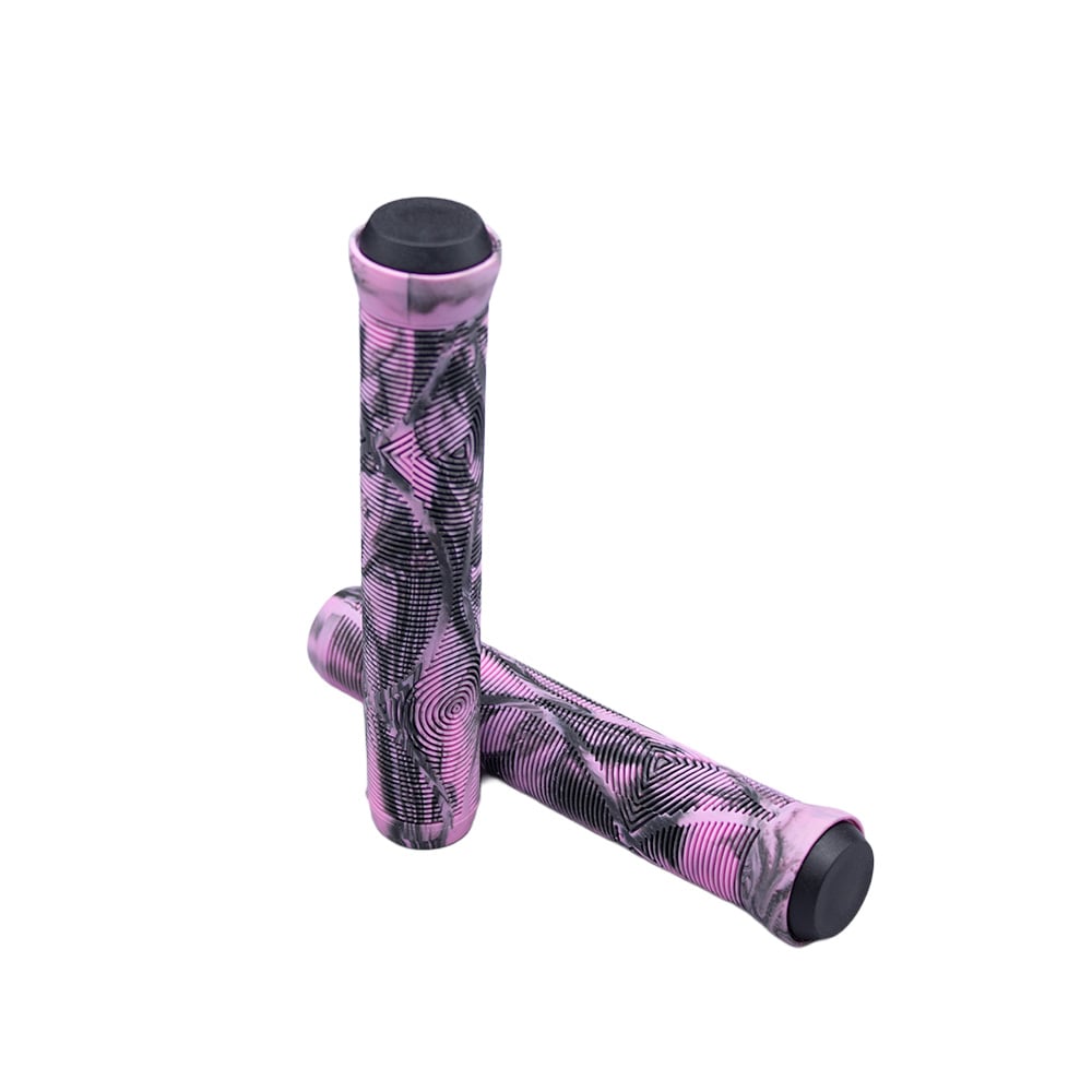 Manopla 165mm preto e rosa par