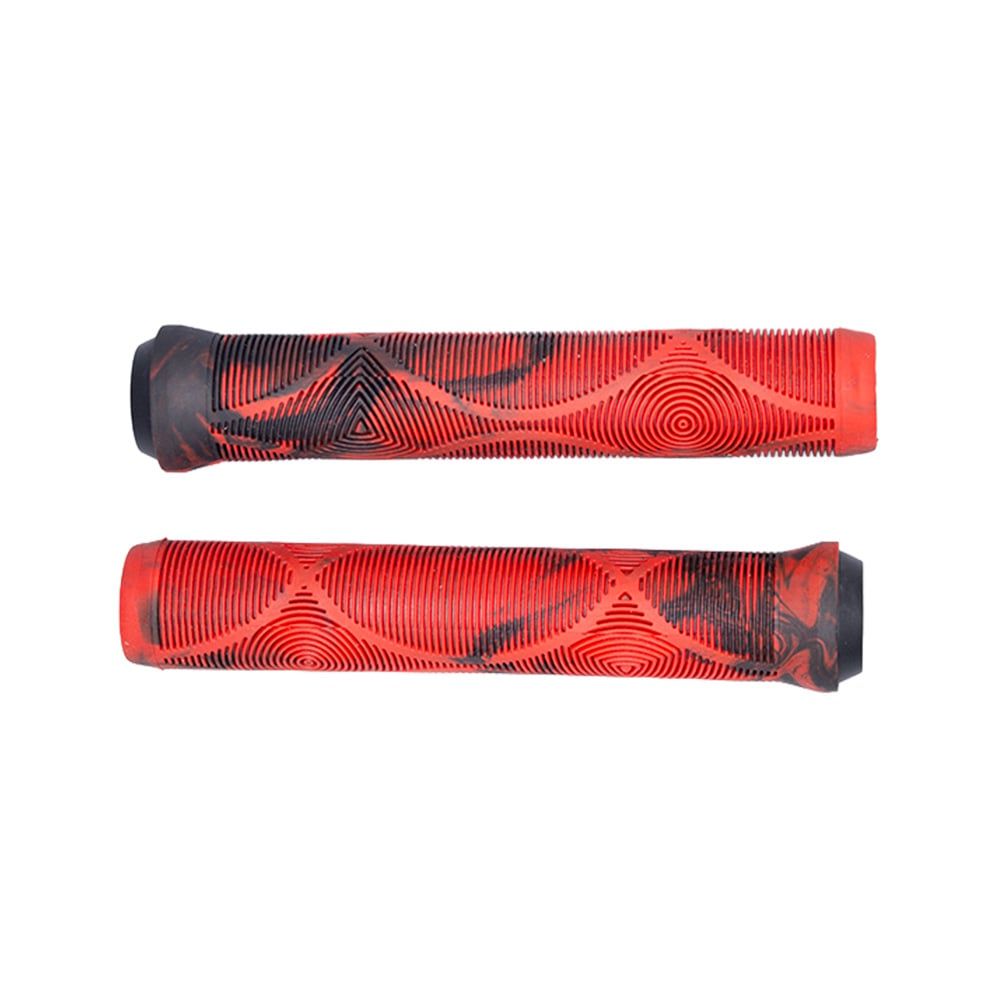 Manopla 165mm preto e vermelho par – foto 2