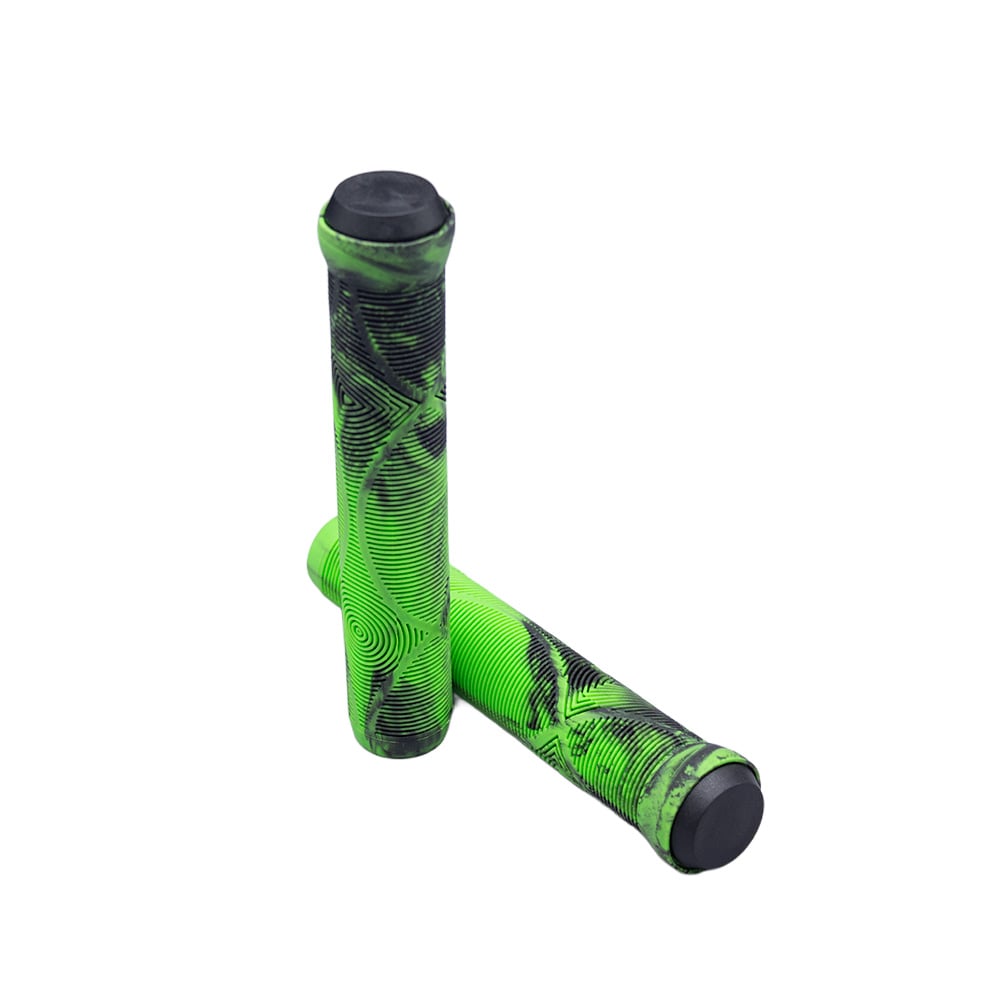Manopla 165mm preto e verde par