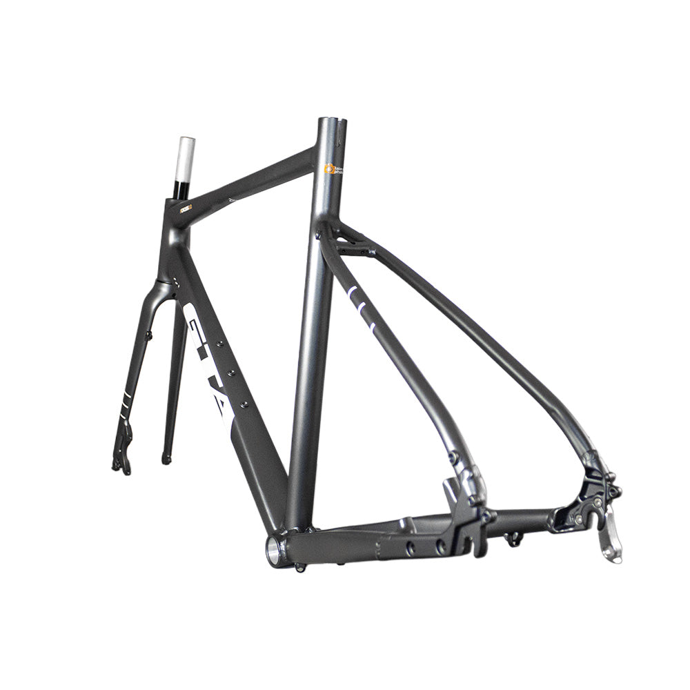 Quadro gravel across 2.0 tamanho 56 grafite + kit – foto 3