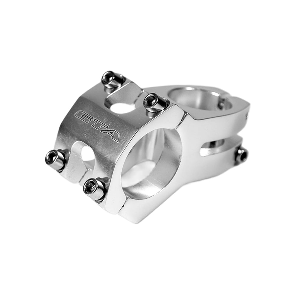 Suporte de guidão em alumínio aheadset 45mm 0° 31.8mm polido