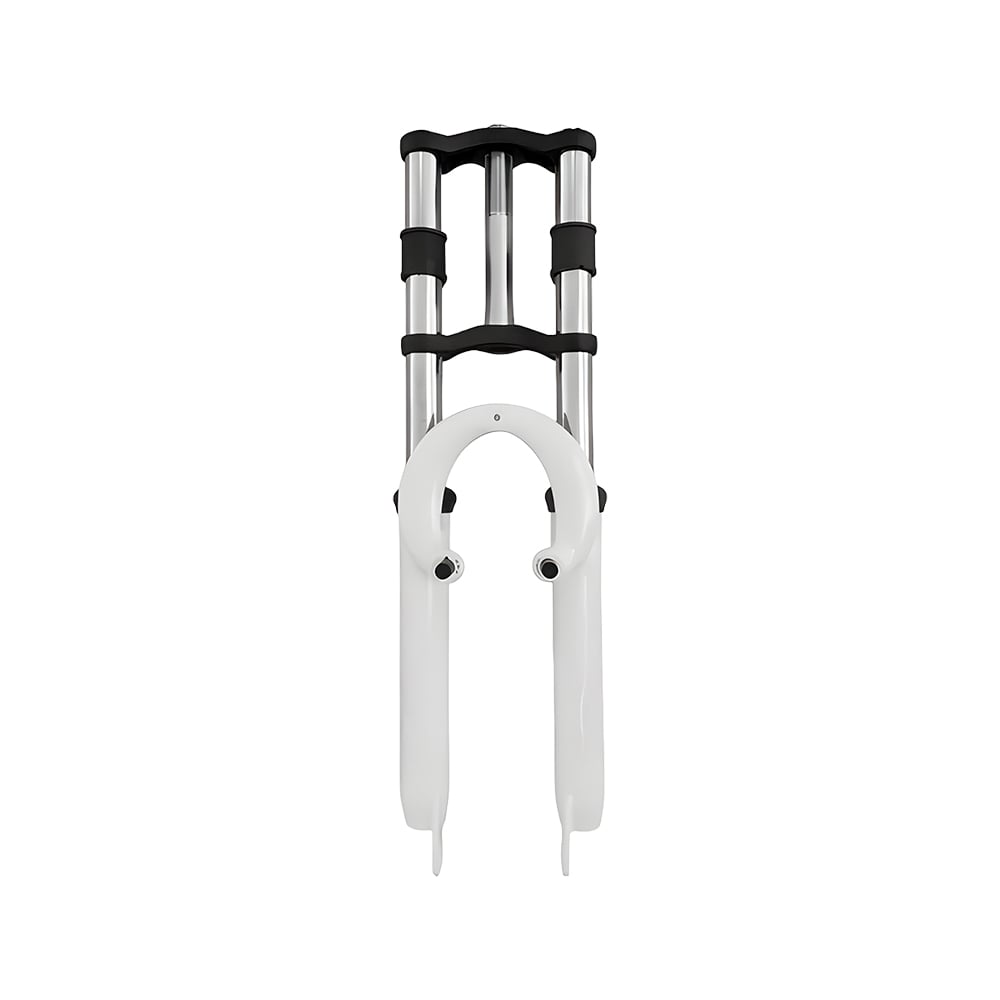 Suspensão 26 dh aço/alumínio 21 para vbrake / disc brake branco