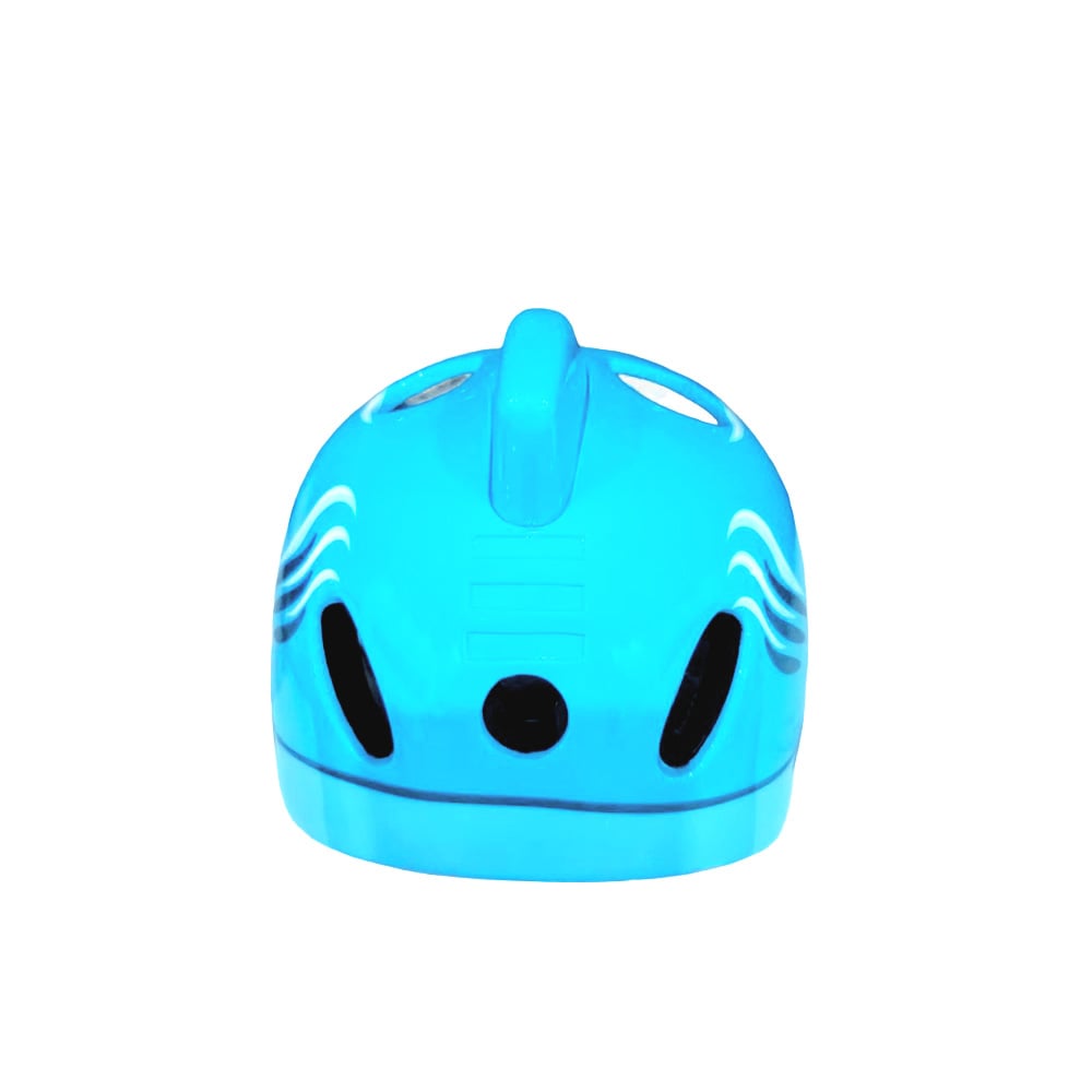Capacete inmold infantil 52/56cm blue shark – foto 3