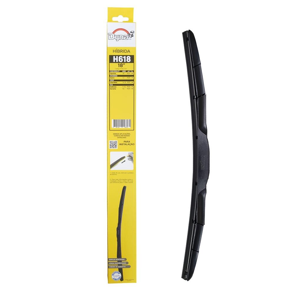 Palheta Hibrida 18 450mm (H618) Dyna H618 GM Equinox, Kia Cadenza/Sorento, Jeep Cherokee, Hyundai Azera