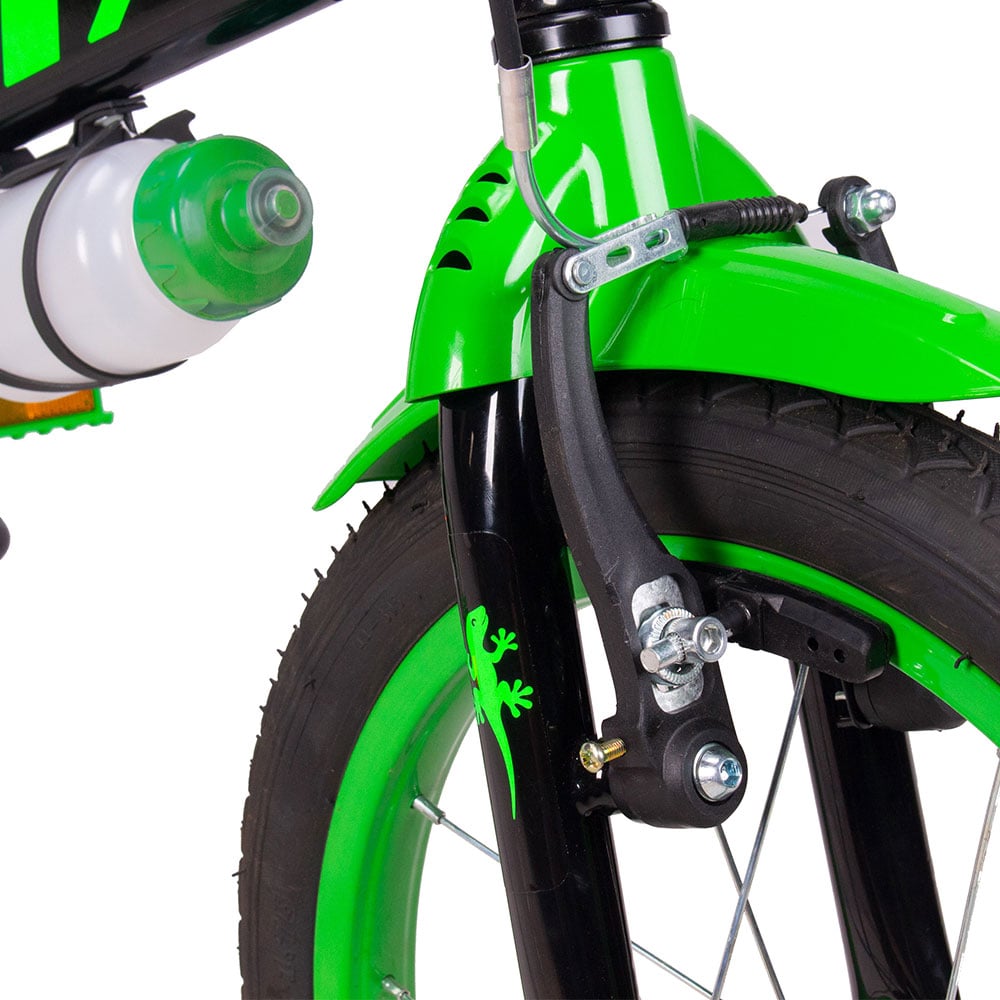 Bicicleta infantil aro 16 gta green lizard preto/verde – foto 4