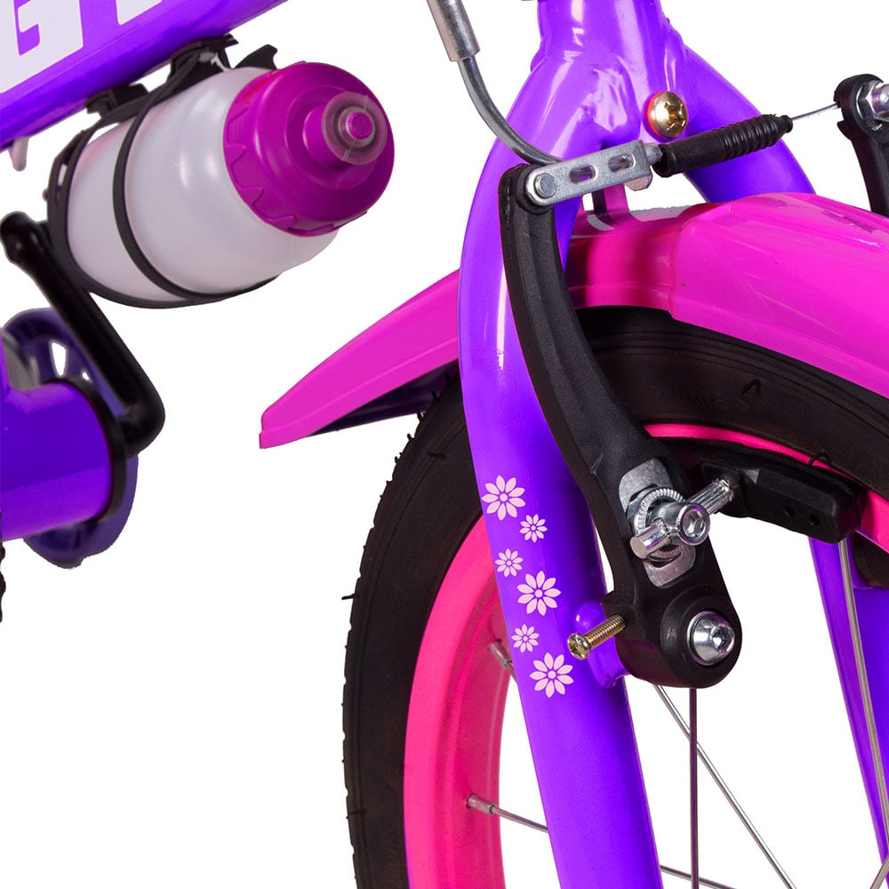 Bicicleta infantil aro 16 gta purple flower – foto 4