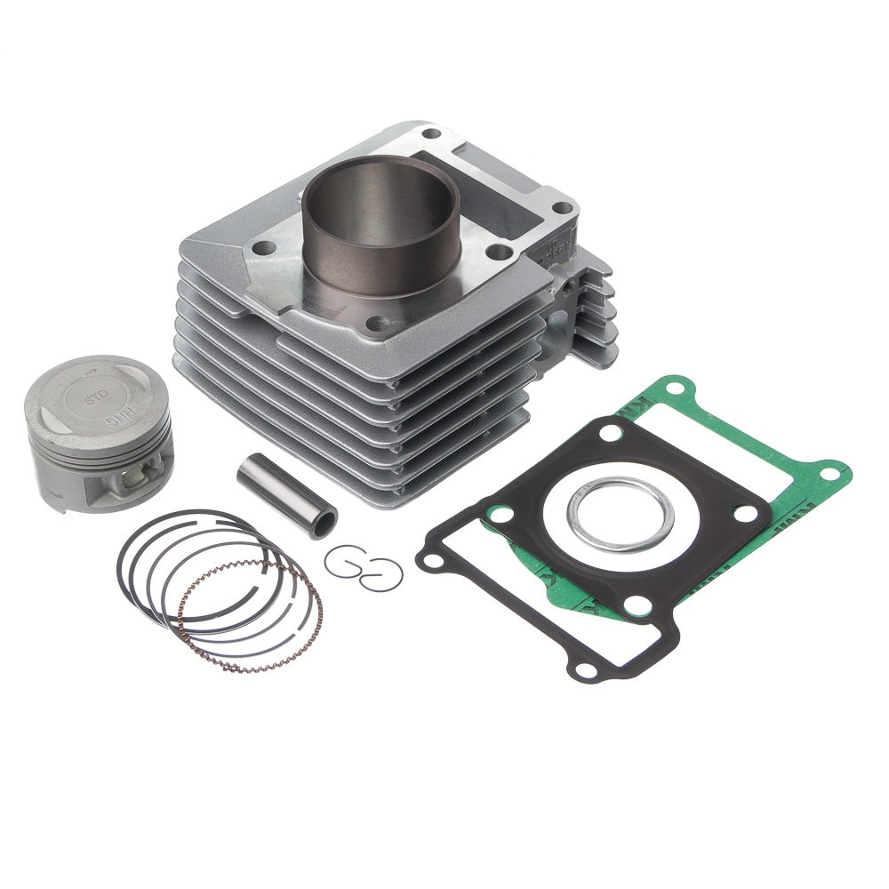 Kit Premium Completo com Cilindro. Pistão e Junta Kit-A KMP. Anel RIK YBR 125 00 a 16 - XTZ 125 03 a 16 – foto 1