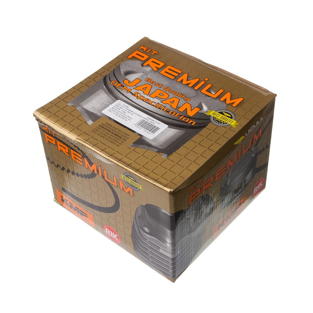 Kit Premium Completo com Cilindro. Pistão e Junta Kit-A KMP. Anel RIK YBR 125 00 a 16 - XTZ 125 03 a 16 – foto 2