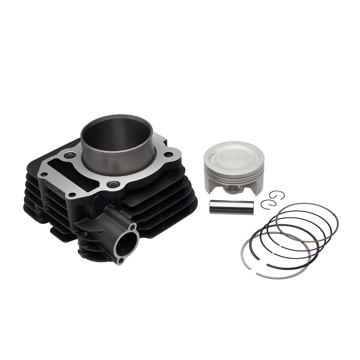 Kit KMP com Cilindro. Pistão. Anel Fazer 250 2014/ Blue Flex (Cor Preto Original - Diam. 74mm) – foto 1