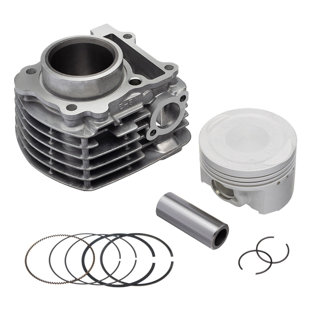 Kit Premium Completo com Cilindro. Pistão KMP. Anel RIK YBR 125 I 2017/ Factor Injeção Eletrônica – foto 1