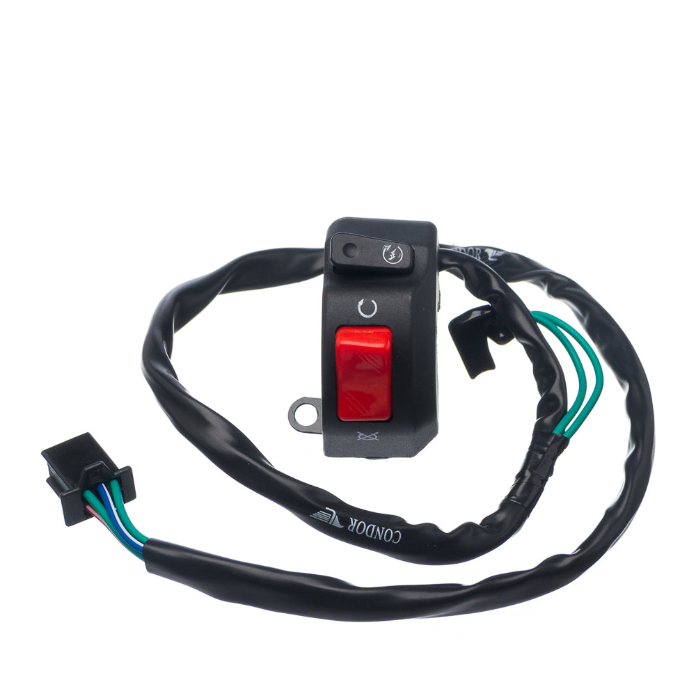 Conjunto Interruptor Emergência e Partida Condor XTZ Crosser 150 Ed-S-Z 2015/2022 – foto 1