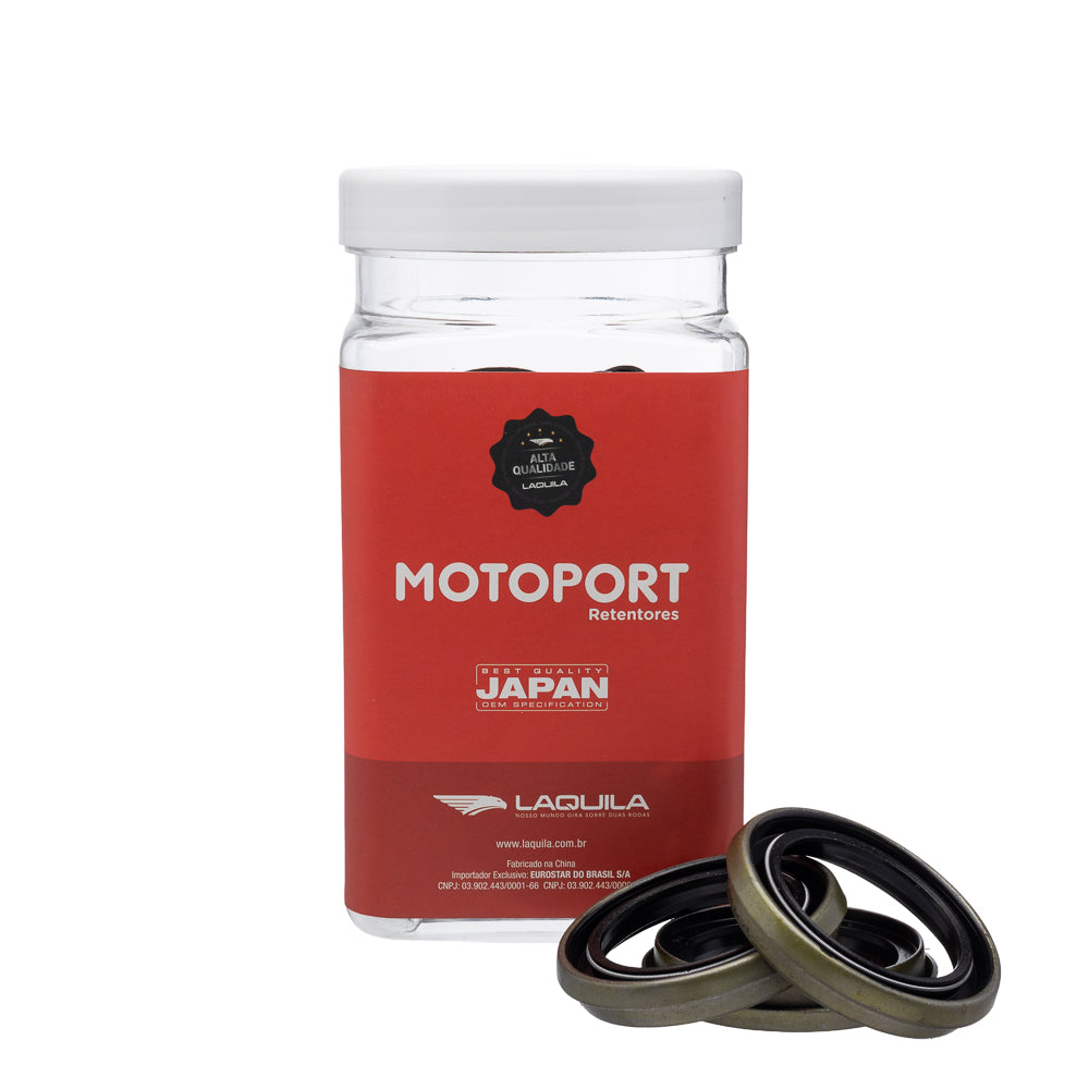 Retentor Bengala Superior Guarda-Pó (Pote com 20) Motoport XTZ 250 Lander 2007/2017 (Somente a Parte Superior)