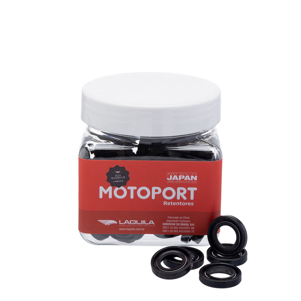 Retentor Eixo Câmbio (Pote com 100) Motoport YBR 125. – foto 1