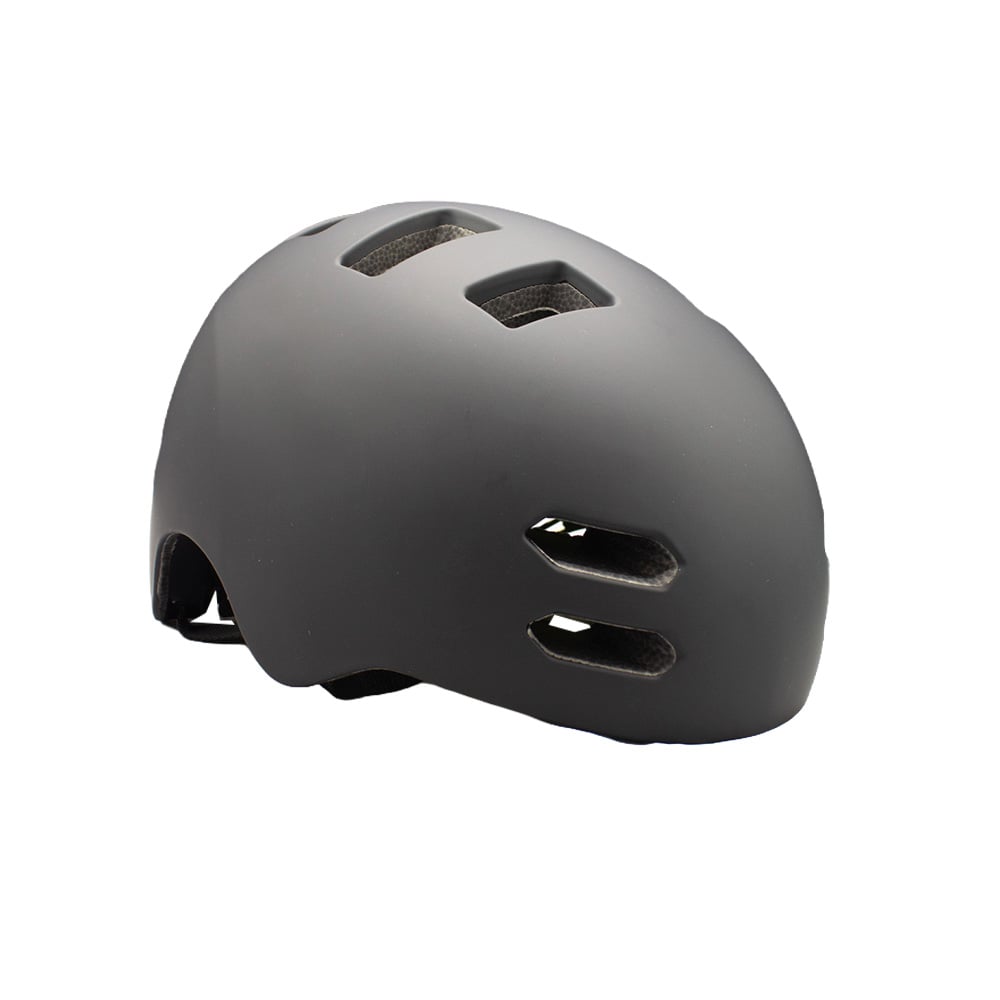 Capacete inmold bmx pro 58/61 preto com mips