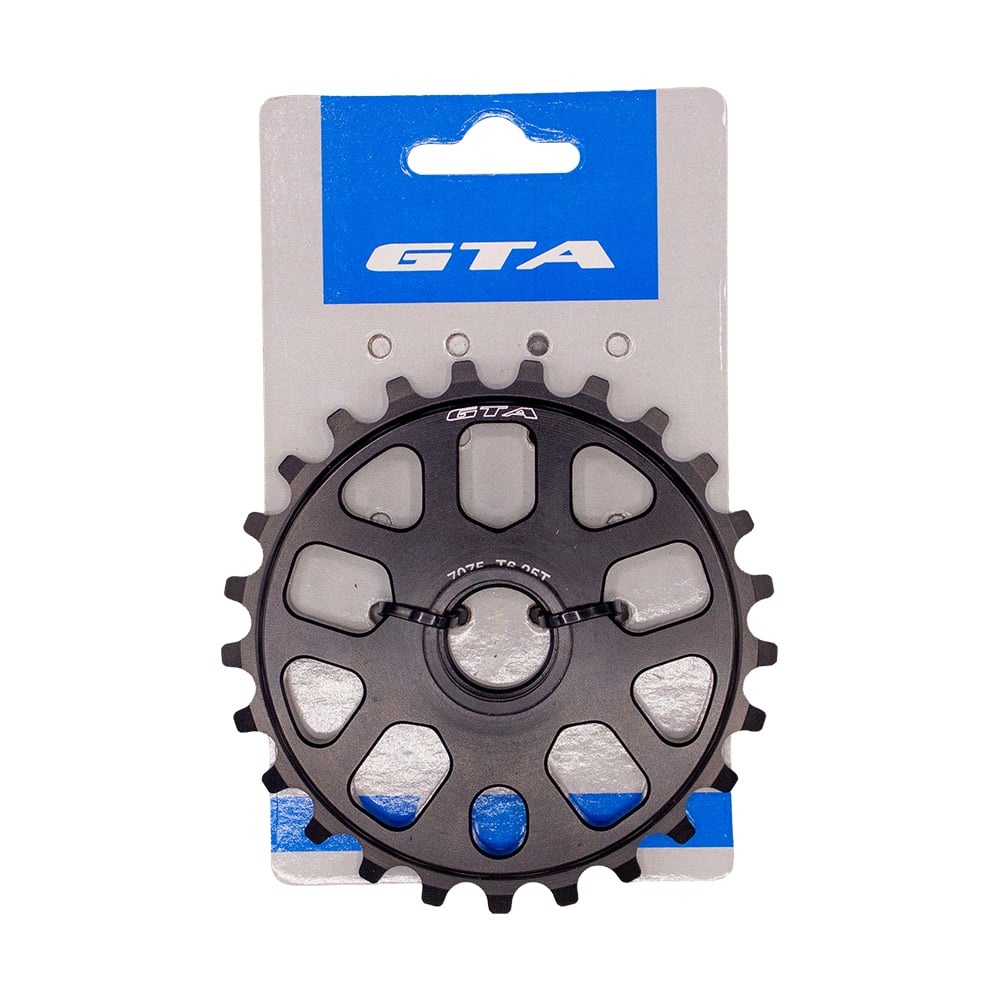 Coroa full send bmx 25 dentes em alumínio 7075t6 usinada cnc