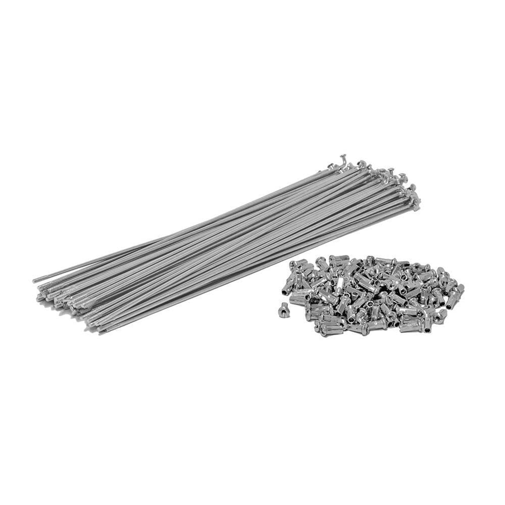 Raio inox polido 2.0 x 255 com niple latão 72 unidades – foto 2