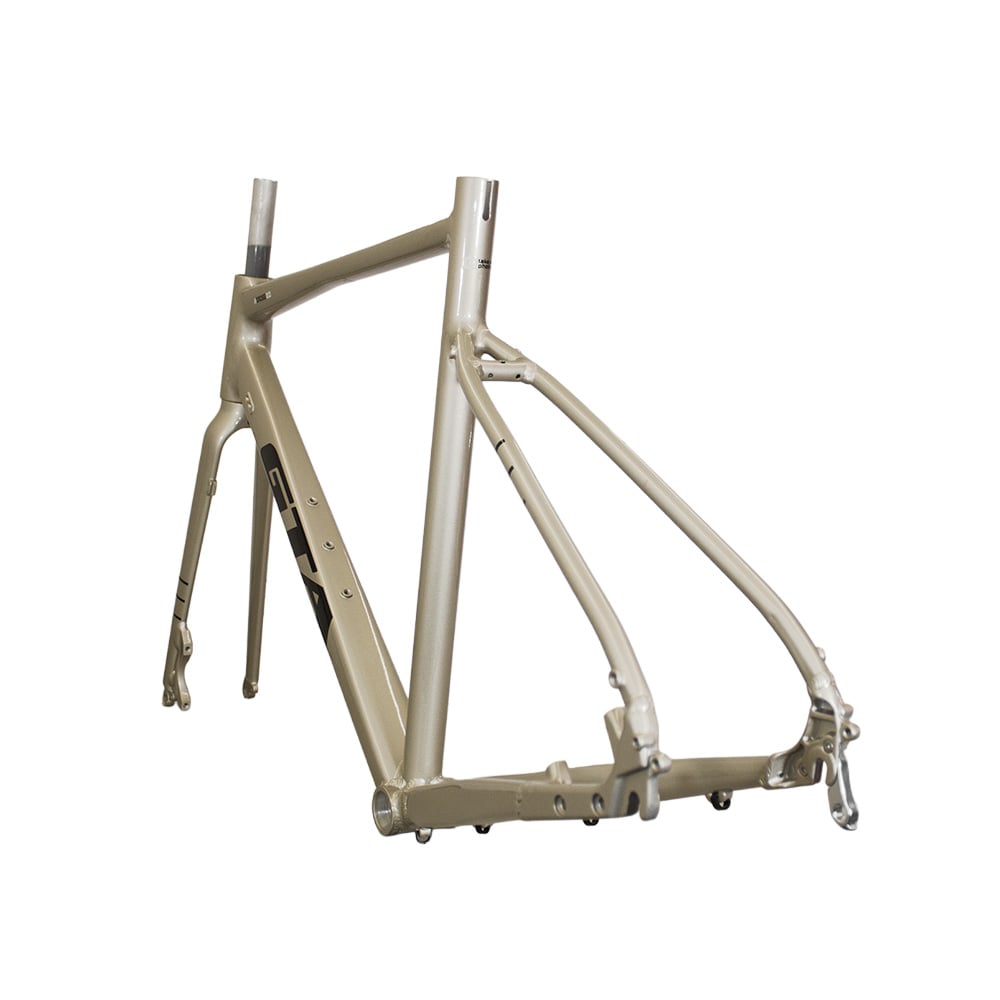 Quadro gravel across 2.0 tamanho 52 champagne + kit – foto 3