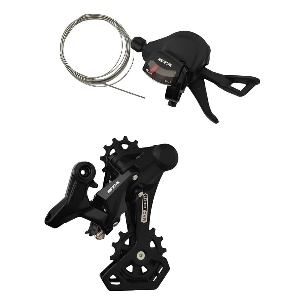 Kit de câmbio 12 velocidades start câmbio traseiro e alavanca de câmbio (cage com mola reforçada)