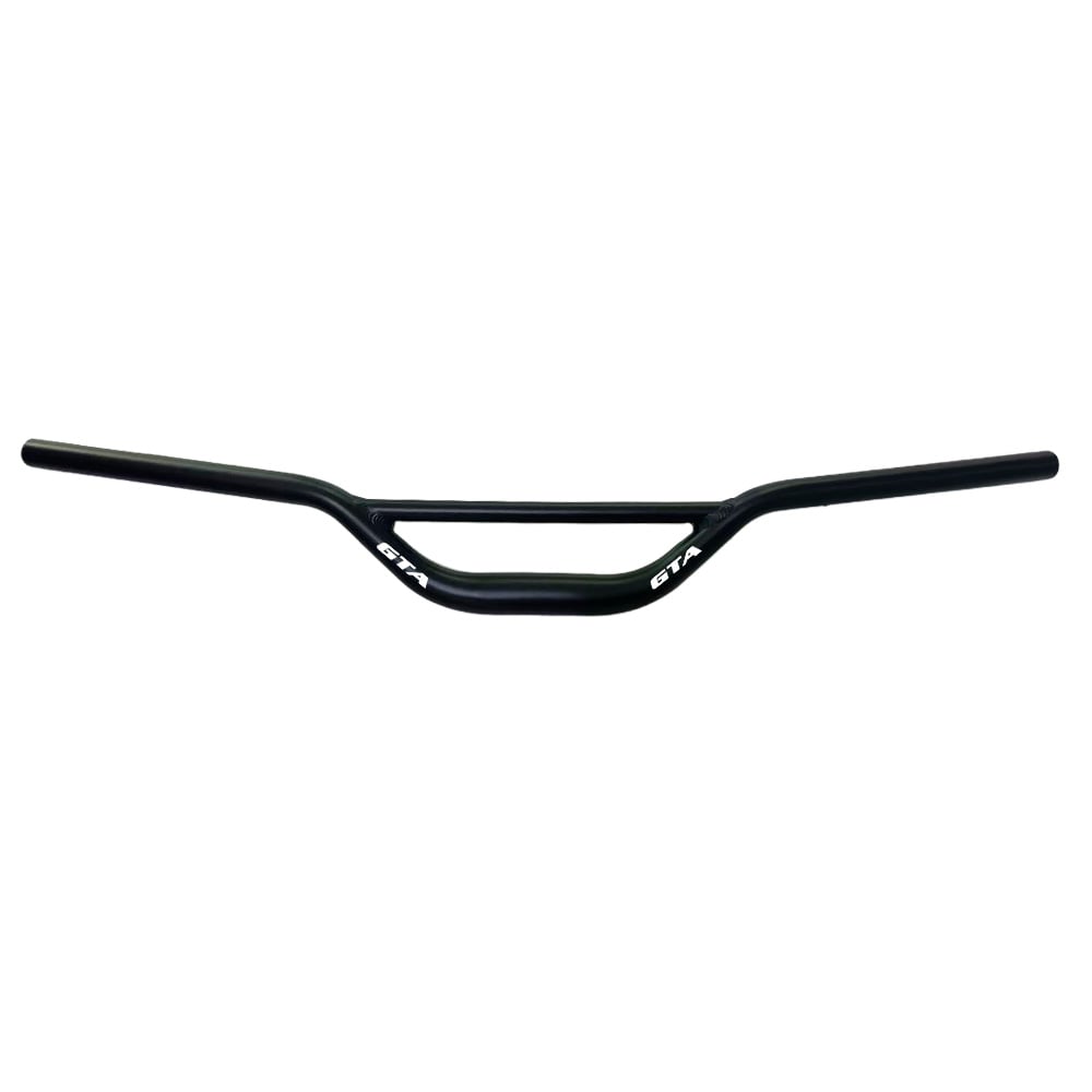 Guidão mtb downhill alumínio 31.8x760x80mm com crossbar preto
