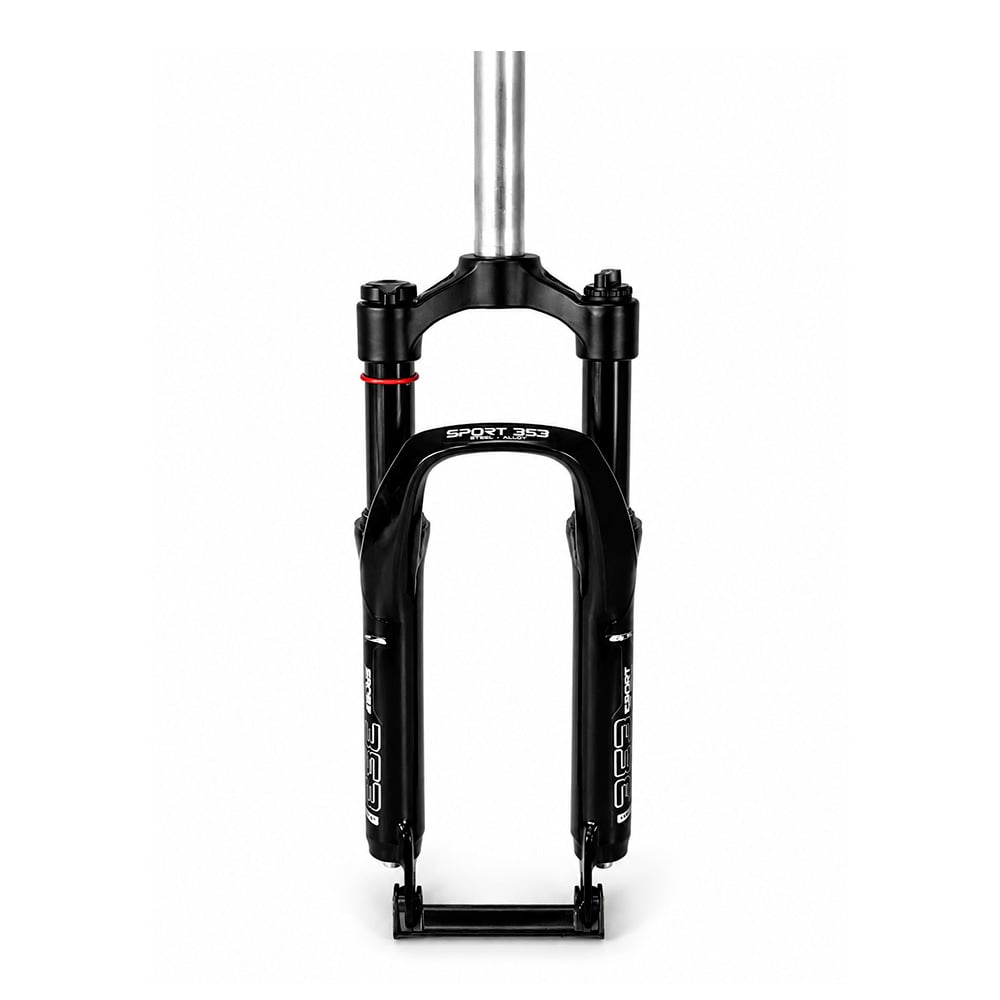 Suspensão 20 aço/alumínio ahead set 28.6mm com regulagem (preload) e trava mlo travel 40mm modelo sport 353