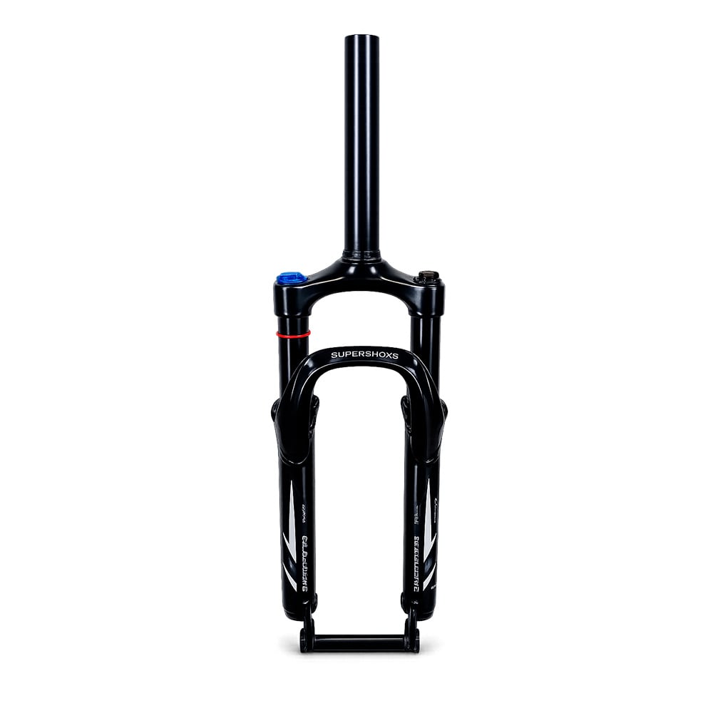 Suspensão 24 aço sem trava ahead set 28.6mm preta com canelas de 38mm e travel de 45mm paco
