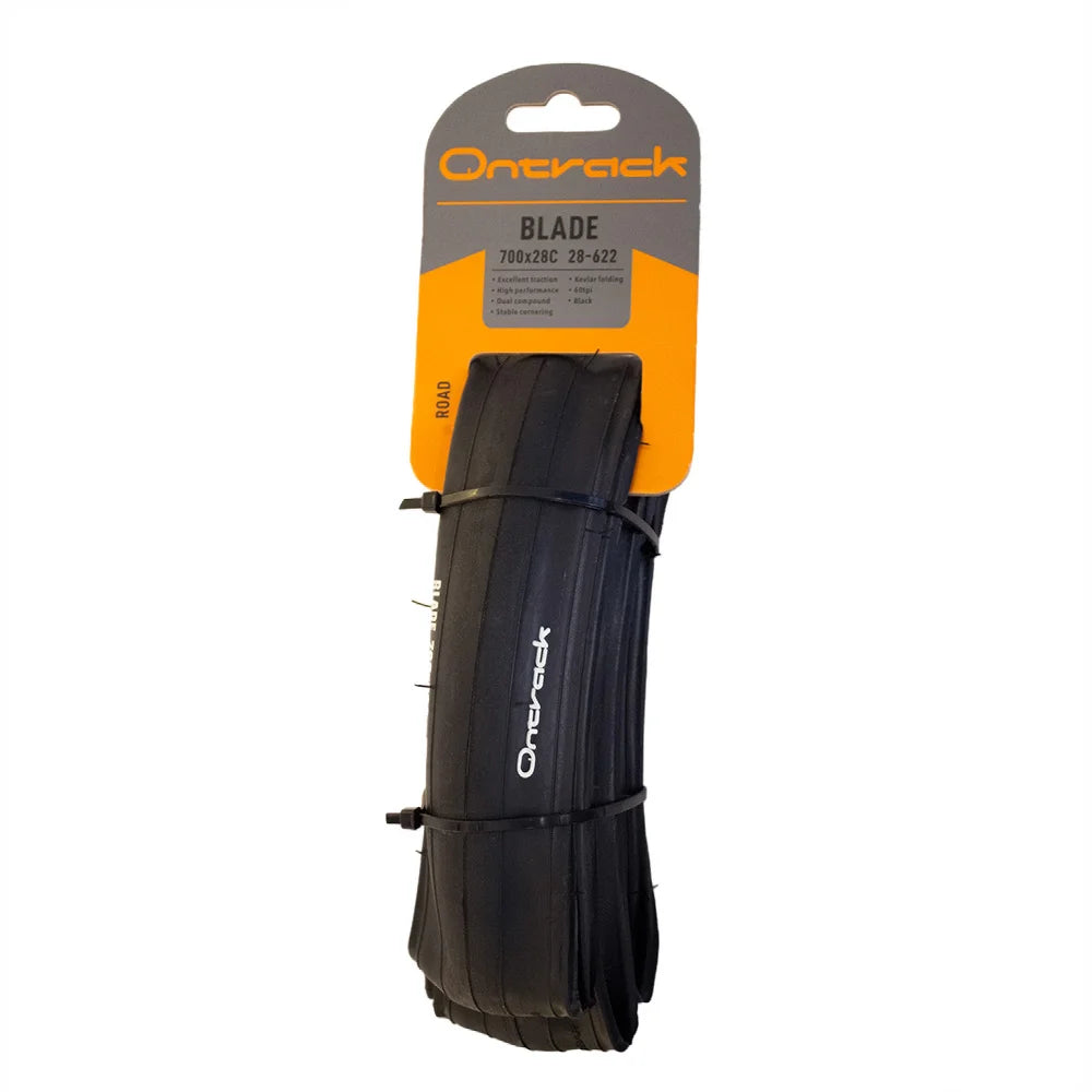 Pneu 700 x 28c 60tpi modelo blade road preto kevlar – foto 2