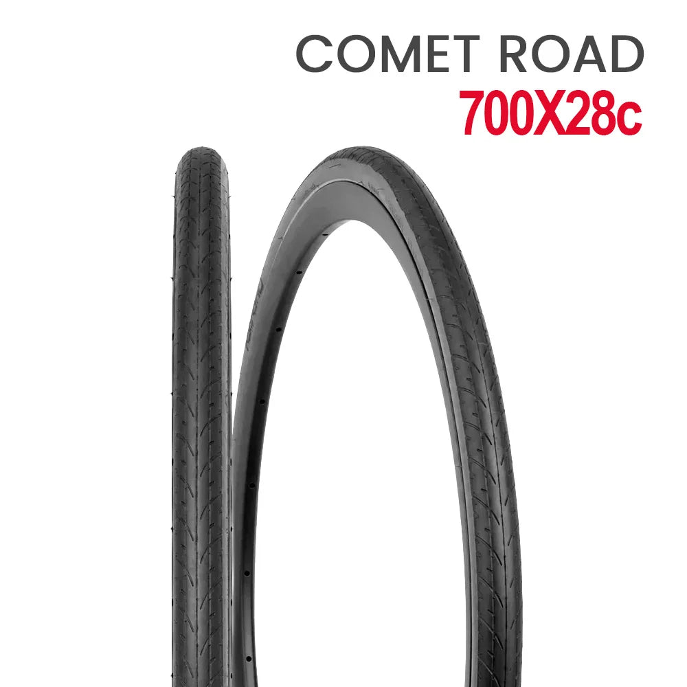Pneu 700 x 28c 60tpi modelo comet road preto kevlar