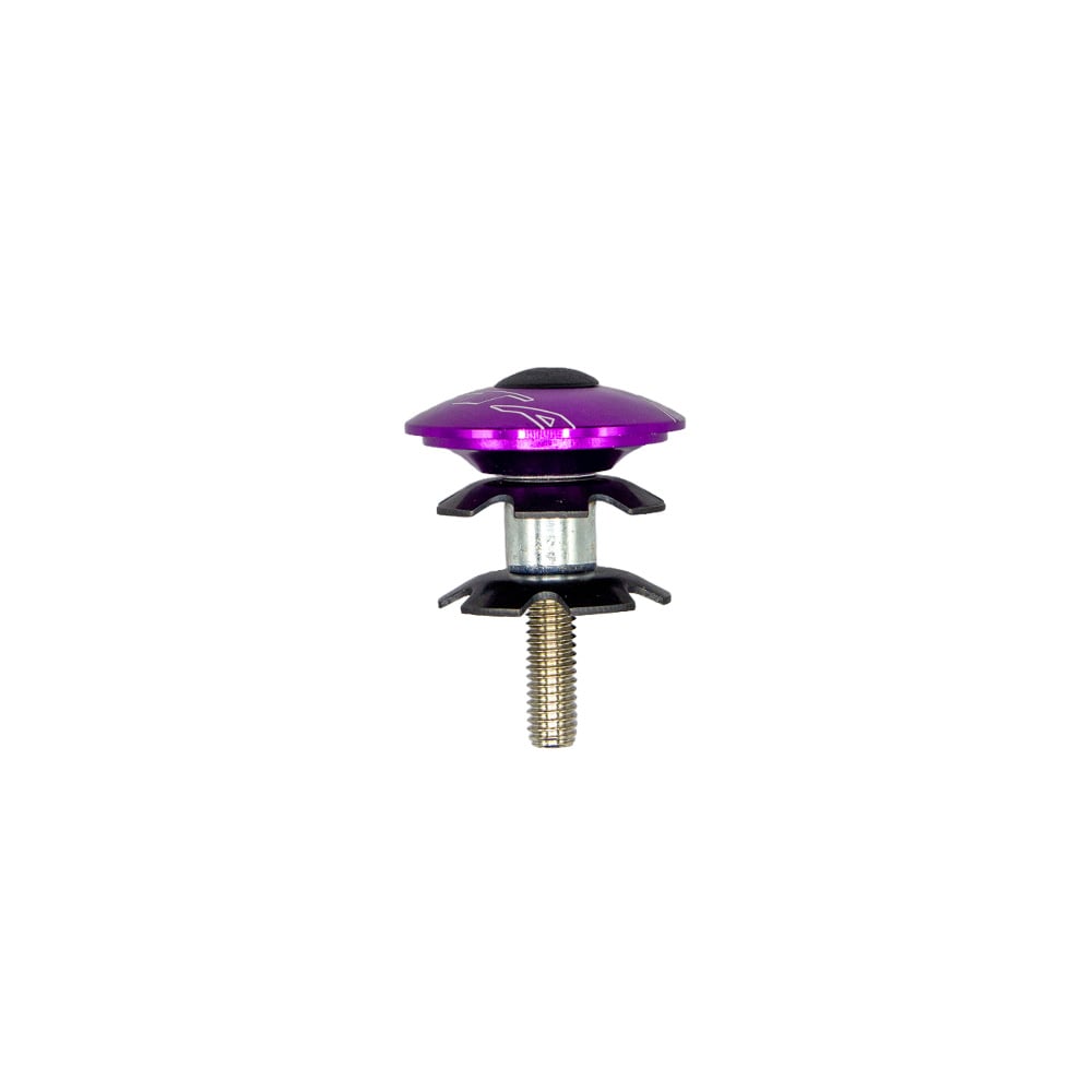 TAMPA JOGO DIREÇÃO AHEADSET ROXO pacote com 10 – foto 2