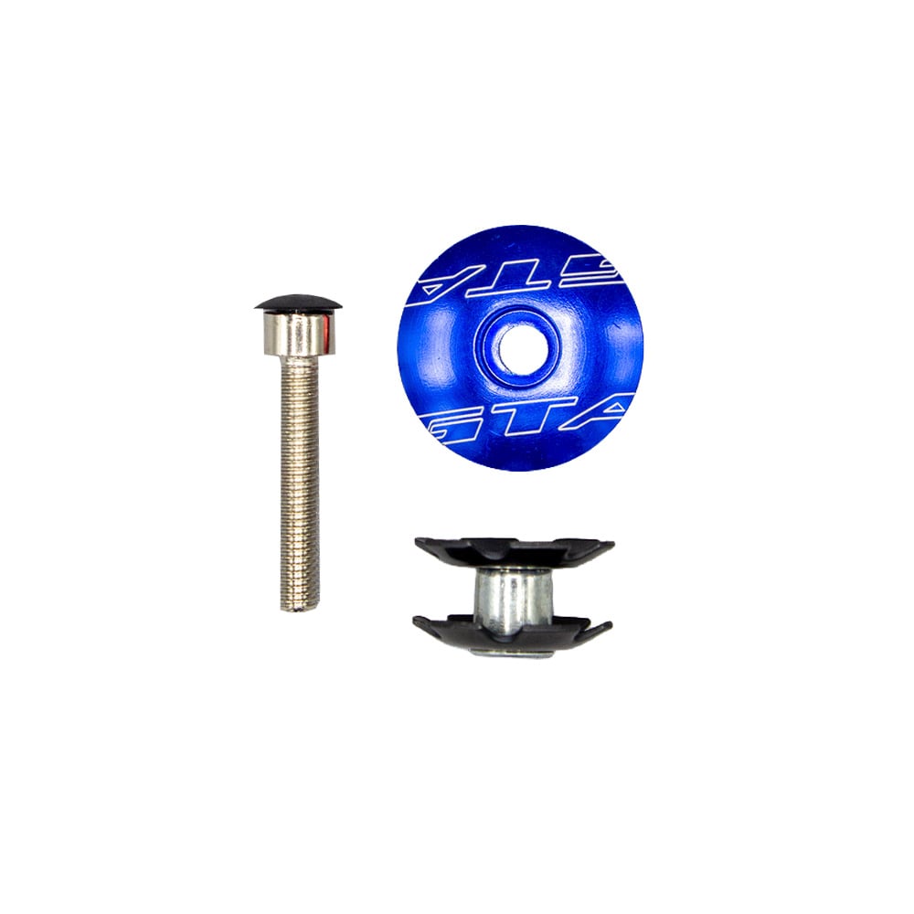 TAMPA JOGO DIREÇÃO AHEADSET AZUL pacote com 10