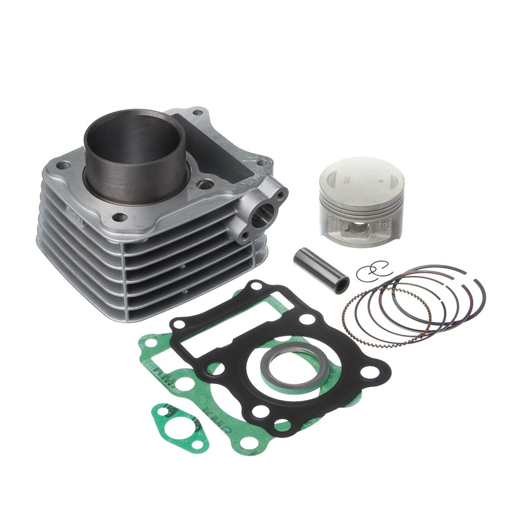 Kit KMP Completo com Cilindro. Pistão. Anel e Junta Kit-A Intruder 125 2007/ (com Furo para Catalizador) – foto 1